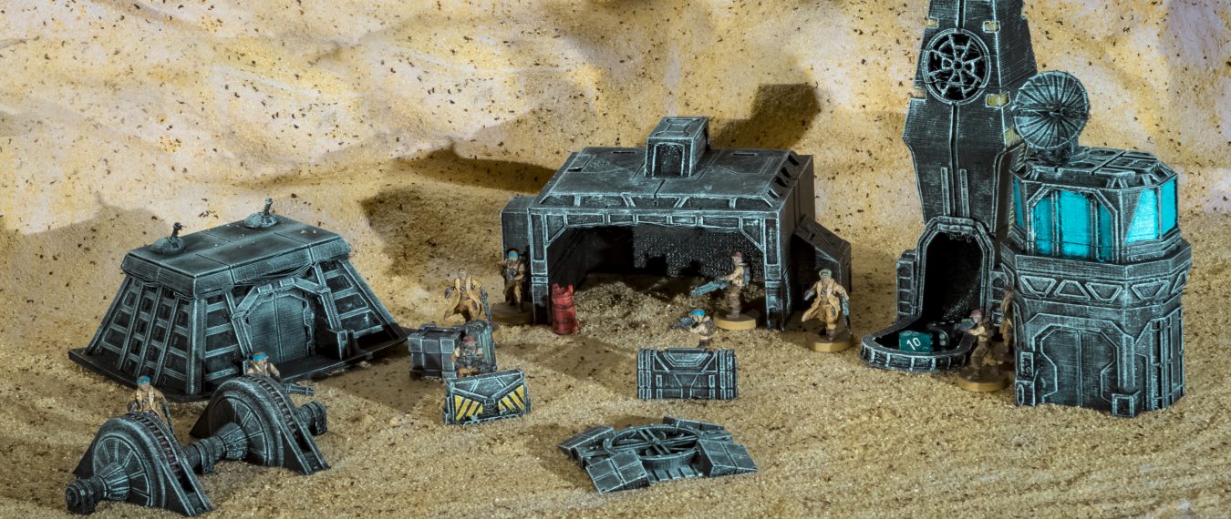 Sci-fi 3d Printable Terrain